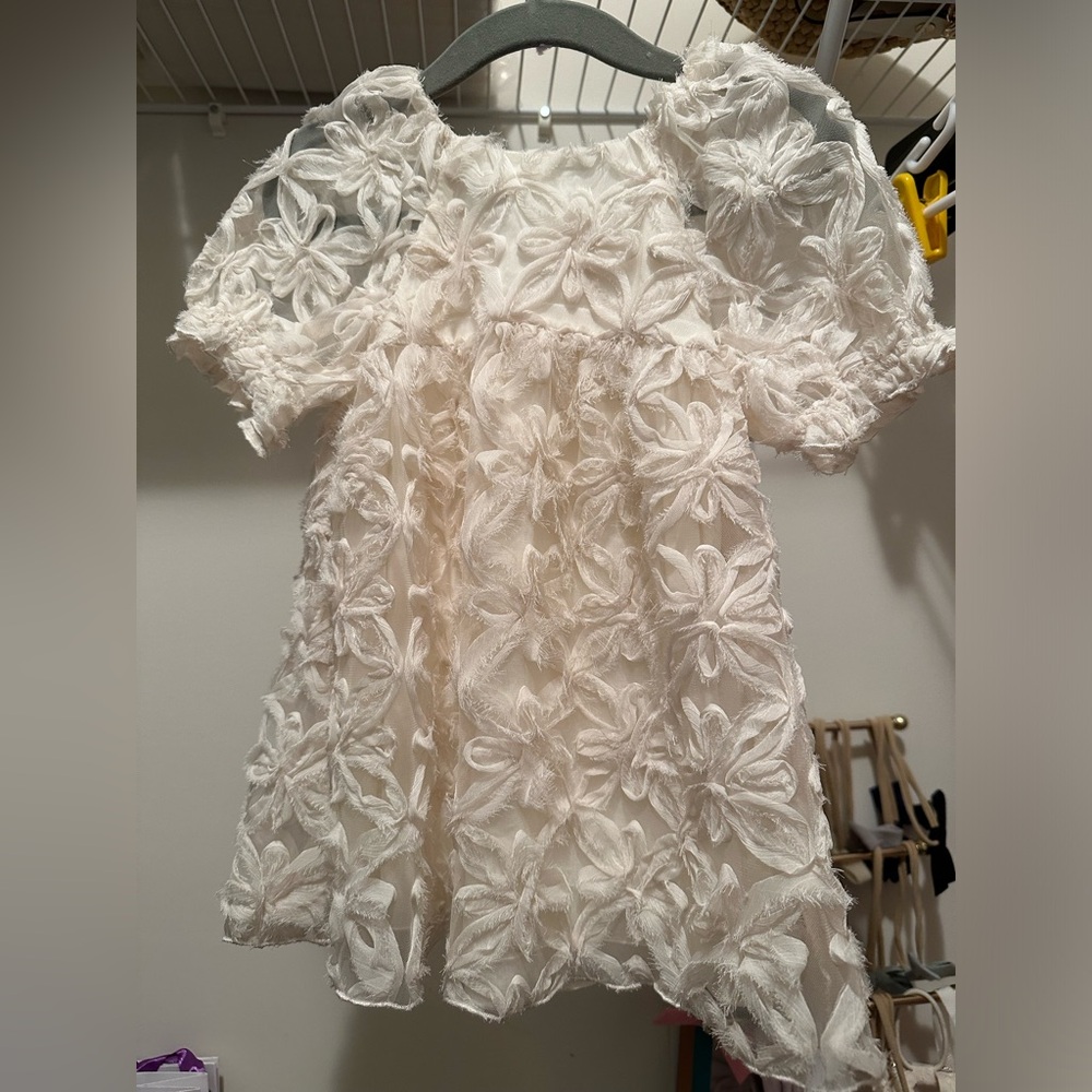 ZARA Kids 3D flower dress